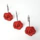 thumbnail image 4 of 12 Piezas de Despzamiento Soporte Rosa Duradero Moderno Accesorio Casa Inoxidable rojo perfecl Gancho para cortina de ducha, 4 of 7