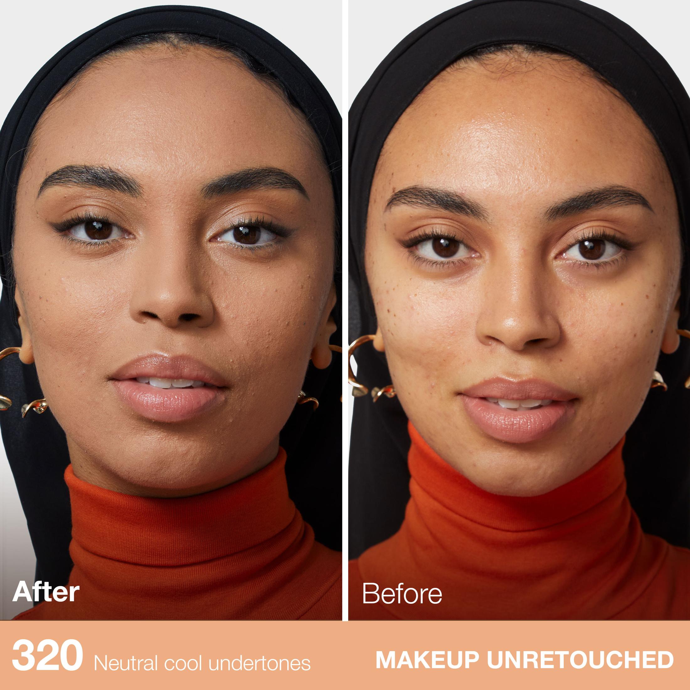 Maybelline Fit Me Matte + Poreless Liquid Foundation Makeup, 320 Natural Tan, 1 fl oz - image 4 of 9