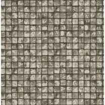 Advantage Kingsley Grey Tiled Wallpaper