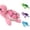 Pink, variant on Sea Turtle Plush Hanging Ornament, Adorable Super Soft Stuffed Animal Pendant, Cute Turtle Charm For Bag, Keychain, Car, Home Decor & Gift