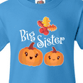thumbnail image 4 of Inktastic Big Sister Pumpkins with Fall Leaves Youth T-Shirt, 4 of 5