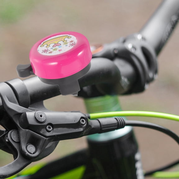 LOLIPPYY Cartoon Bell for Kids, Iron Scooter Accessory with Rosy Design, Perfect for Children's Bikes and Scooters