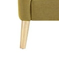 thumbnail image 5 of Dazone Modern Accent Fabric Chair Single Sofa Comfy Upholstered Arm Chair Living Room Furniture Yellow, 5 of 7