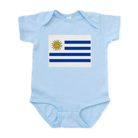 

CafePress - Uruguay Flag Infant Bodysuit - Baby Light Bodysuit Size Newborn - 24 Months