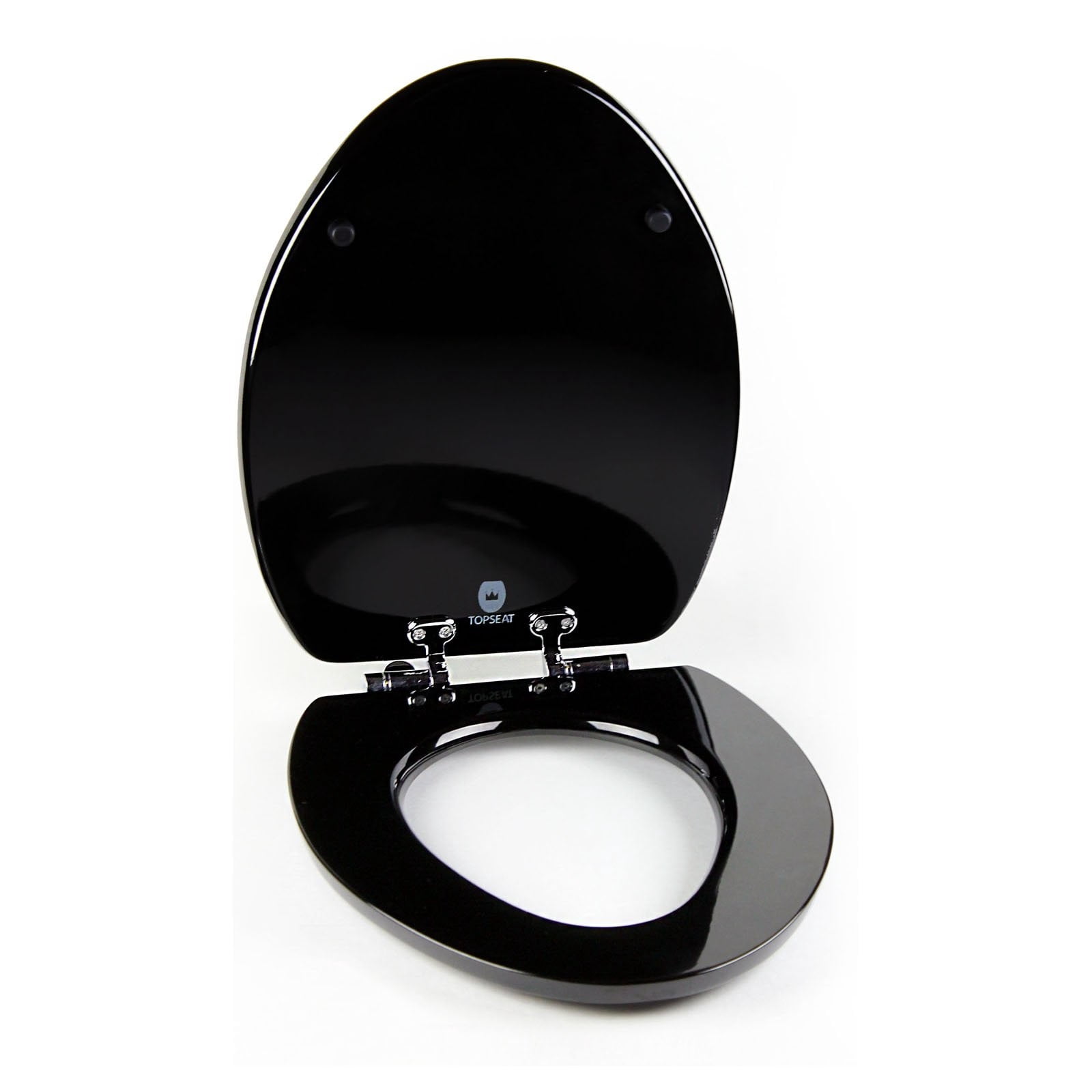 Topseat 6TS2E2202SL Art of Acryl Elongated Toilet Seat - Piano Black