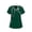 Dark Green_005, variant on Women Scrub Tops Casual Soft Stretchy Short Sleeve V Neck T Shirts Breathable Comfy Nurse Uniforms Top with Multiple Pocket Purple XL
