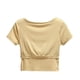 thumbnail image 4 of Camiseta de Verano de Manga Corta de Cuello Redondo para la Fiesta Y el Uso Diario, Camiseta de Moda, Todo el Uso de Temporada, 4 of 7