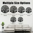 thumbnail image 6 of Custom Metal Signs | Personalized Tree of Life Monogram Name Signs | Metal Letters Wall Art | Outdoor Balcony Decor | Custom Metal Family Sign | Tree Metal Wall Decor for Porch Garden(10inches), 6 of 9