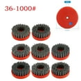 thumbnail image 6 of 1Pc 4Inch Round Antique Abrasive Brush M10 Back-Up Thread Nylon Silicon Carbon Grinding Abrasive Brush for Stone Granite Polish, 6 of 6