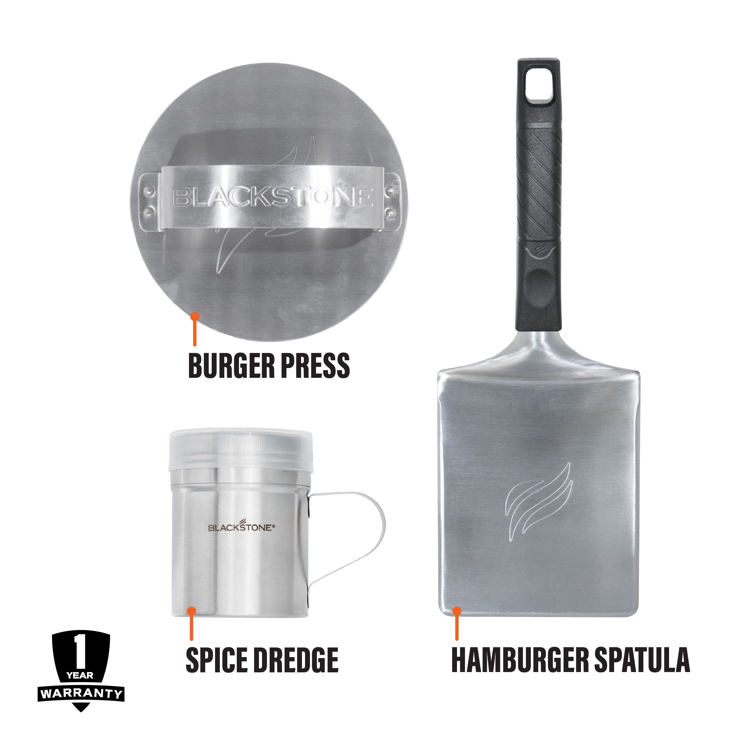 Blackstone 3-Piece Press & Sear Hamburger Must-Have Tool Kit