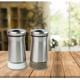 thumbnail image 6 of Salt & Pepper Shakers Stainless Steel Cover Glass Bottom With Rotating Cover - Spice Sugar Shakers, 6 of 6
