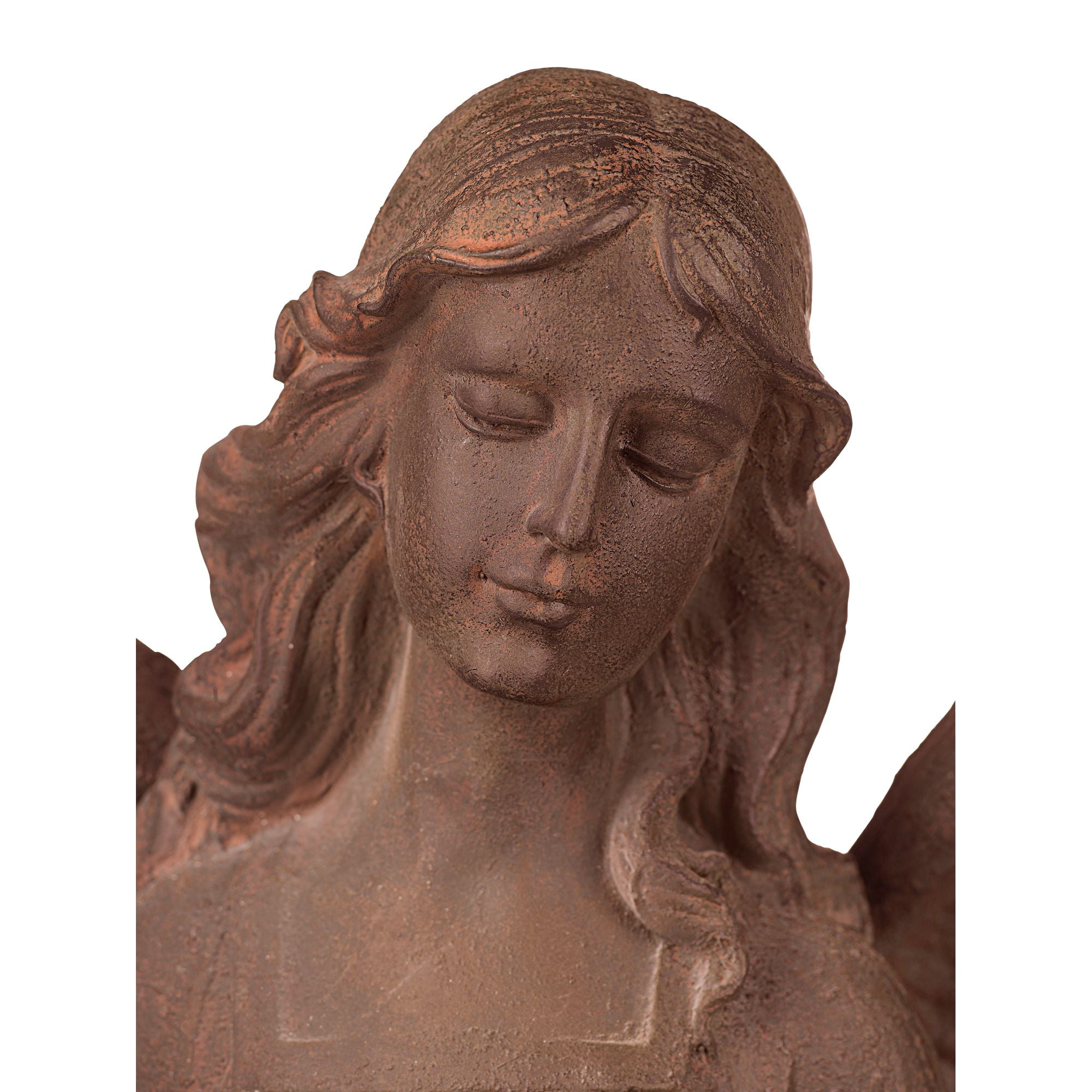 Kensington Hill Large English Tudor Angel Garden Statue Sculpture Catholic Religious Holy Decor Outdoor Garden Porch 41 1/2" High