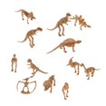 thumbnail image 2 of Surtido de dinosaurios Baoblaze 12 Piezas juguete Esqueleto de dinosaurio, 2 of 8