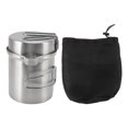 thumbnail image 2 of Pot de Cuisson de Camping, Ensemble de Pot de Cuisson en Acier Inoxydable Haute Température pour Randonnée, 2 of 8