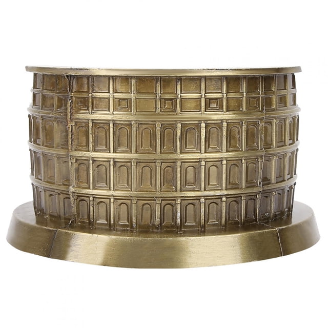 Hztyyier Coliseo Romano Lego Modelo del Coliseo, Metal Romano Estatua Creativa Mano Soldadura Decoración para El Hogar Lugares De Interés Mundial Arte del Reparto Regalos EOTVIA NO