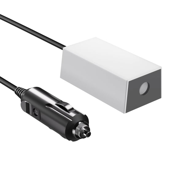 DAIERTEK Starlink Mini Adapter, Output 36V 1.67A, Input 12V-36V, Black, 19 Awg, Car Charger, Waterproof, Portable
