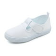 thumbnail image 3 of DuoJiaJ Kids' Canvas Sneakers,Hook Loop Lightweight for School,1, 3 of 3