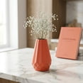 thumbnail image 3 of Unique Bargains Acrylic Bud Small Flower Vase for Office Desk Pink 2.8"L x 2.8"x 5.9"H, 3 of 6