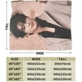 thumbnail image 3 of Cha Eun Woo Fleece Blanket Throw Blanket for Couch - Cozy Luxury Bed Blanket Microfiber and Throws for Sofa, 3 of 6