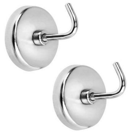 

primada extra-strong set magnetic hooks 2pc chrome