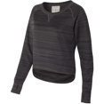 thumbnail image 3 of Ladies Striped Poly Fleece Hi-JA8663, 3 of 3