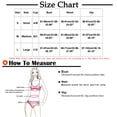 thumbnail image 3 of Traje de baño de bikini con cuello halter y estampado floral cómodo con almohadilla en el pecho para mujer con tirantes divididos OAVQHLG3B Store lin121212, 3 of 4