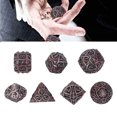 thumbnail image 4 of Dados De Metal, Manchas De Sangre Resistentes, Números Claros, Dados De Aleación De Zinc, Exquisitos Para Juegos De Rol ANGGREK DE2013, 4 of 8