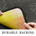 thumbnail image 6 of Colorful Rainbow Checkered Pattern Door Rugs,Washable Non Slip Door Mats Indoor,Decorative Door Mats,Entry Mat Indoor for Entrance,Bedroom,Kitchen,Bathroom,30"x17", 6 of 6