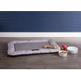 thumbnail image 2 of Contemporary Home Living 34" Gray Border Large Rectangular Lattice Cushion, 2 of 11