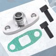 thumbnail image 3 of Kit adaptador de junta de brida de entrada de alimentación de aceite Turbo, práctico y útil para T40 T60 T70, 3 of 9