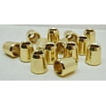 Classical Church Goods Set of 14 Solid Brass Candle Followers (7/8" Size) Sturdy Candle Burners