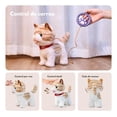 thumbnail image 3 of Gato Robot De Peluche Juguete Maulla Movimiento Realista Gato Beige., 3 of 9