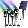 thumbnail image 1 of Focos solares T-SUN RGB IP65 a prueba de agua para exteriores de 5 W, 1 of 9