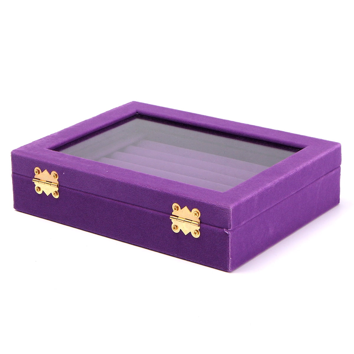 Details about   Velvet Ring Display Tray Case Counter Top Jewelry Holder Organizer Container 