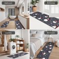 thumbnail image 5 of Dark Christmas Snowman Pattern Kitchen Rugs Sets Of 3,Kitchen Runner Rugs Non Skid Washable,Decorative Kitchen Floor Mats for Kitchen,Sink,Laundry,17"x30"+ 17"x47" + 17"x59", 5 of 6