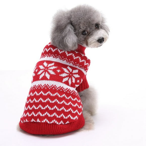 SIfdSeng Pet Clothes for Small Dogs Summer Pet Christmas Sweater Holiday Puppy Sweater Pet Clothes Dog Clothes for Small Dogs Girl Summer Pet Clothes for Medium Dogs Winter