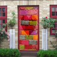 thumbnail image 4 of Pegatinas de tapiz para puerta 3D, autoadhesivas, con paisajes do, 4 of 9