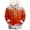 Orange, variant on Tanghaowl Women Sweatshirt Fashion Hooded Sweatshirt Cozy Soft Casual Pullover Top for Comfortable Loungewear Outfit with Festive Design XL
