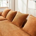 thumbnail image 4 of 106.30" Overized Sectional Couch, 3-Seater Sofa with Chaise, L-shaped Cloud Couch with Double Cushions and 4 Pillows, Sleeper Sofa for Living Room, 4 of 7