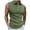 Green, variant on Workout Tank Tops Men Lightweight Breathable Quarter Zip Collared Sleeveless Polo Shirt Athletic Running Gym Tanks