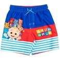 thumbnail image 4 of CoComelon JJ Toddler Boys Rash Guard and Swim Trunks Outfit Set Infant to Toddler, 4 of 5