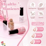 Gellen Gel Nail Polish Kit, 12 Colors Nudes Pink Browns Gel Polish Starter Kit - with 72W UV/LED Nail Lamp & Nail Base Coat & Glossy & Matte Top Coat Salon Manicure Set