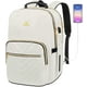 thumbnail image 1 of Mochila MATEIN para portátil de viaje, antirrobo, 15.6 pulgadas, blanca, para mujer, 1 of 9