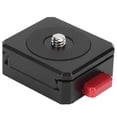 thumbnail image 1 of PlacA de Liberación Rápida, Adaptador de Montaje de Cámara Montaje Portátil de ÓXIDO DURADERO CON TORNILLO DE 1/4 PULGADA PARA BATERÍA DE MONTURA V, 1 of 7