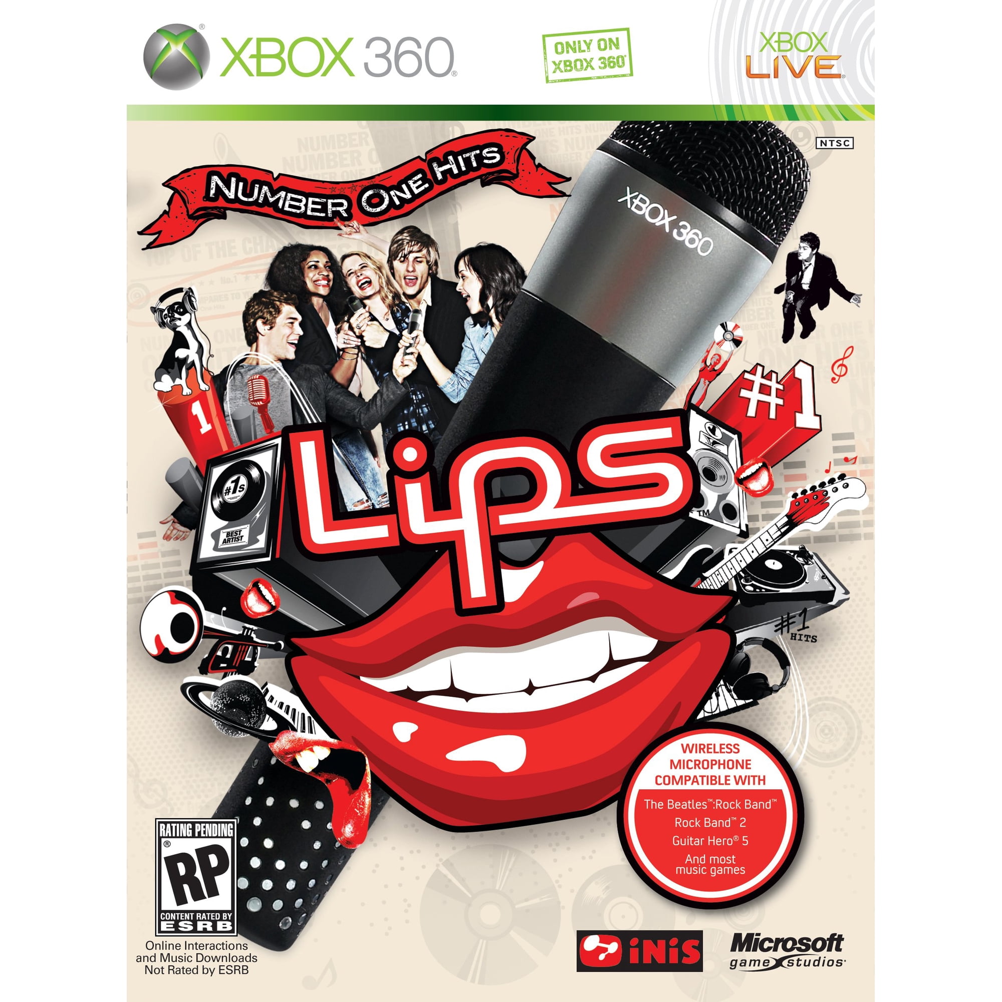 Lips Number One Hits Bundle - Xbox 360
