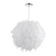 thumbnail image 1 of Lámpara colgante de plumas para techo, E27, para cocina, dormitorio, loft. 50cm, 1 of 9