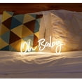 thumbnail image 6 of LINLIN Oh Baby Neon Light Signs, LED Neon Sign Wall Decor with Power Adapter& Dimmable Switch Neon Lamp for Party Wedding Home Decor Kid Bedroom Bar, 6 of 8