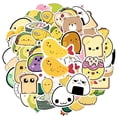 35pcs-50pcs Cute Stickers Food Kids Stickers DIY Stickers for Luggage ...