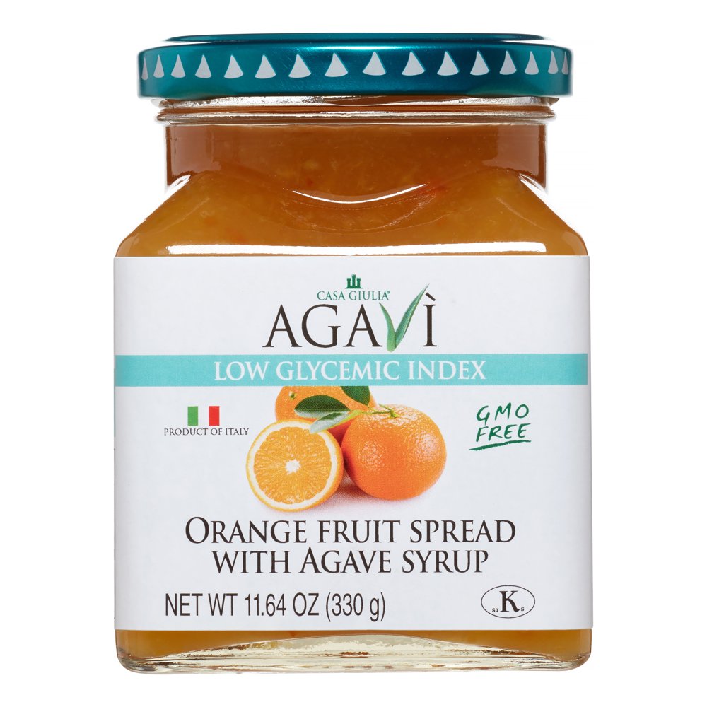 Agavi Low Glycemic Index Fruit Spread, Orange, 11.64 Oz