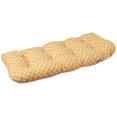thumbnail image 4 of Pillow Perfect Indoor/Outdoor Yellow/White Geometric Wicker Loveseat Cushion, 4 of 4